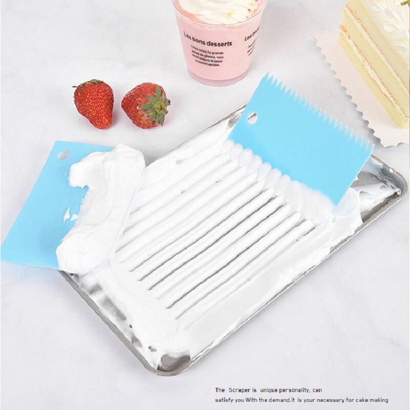 Kitchen Accessories 3PCs/Set Scraper Cake Blade Bread Making Spatula Cutters Cake Model Cake Decorating Tools Kitchen Gadgets