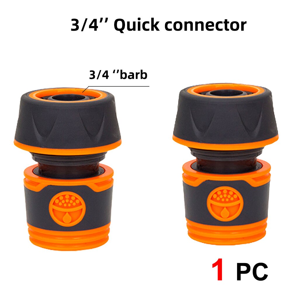 1/4" 3/8" 1/2" 3/4" Pipe Quick Coupling Faucet Standard Connector Garden Greenhouse Watering Irrigation Hose Connectors Adapter: D