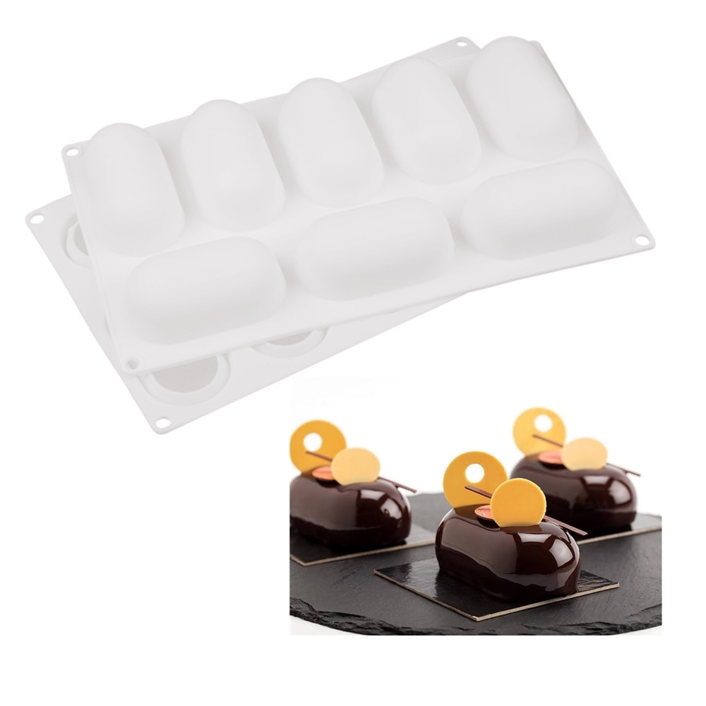 1PCS Siliconen Kussen Vorm Mal Voor Bakken Chocolade Dessert Ijs-Crèmes Mousse Mould Cake Decorating gereedschap Ijsjes