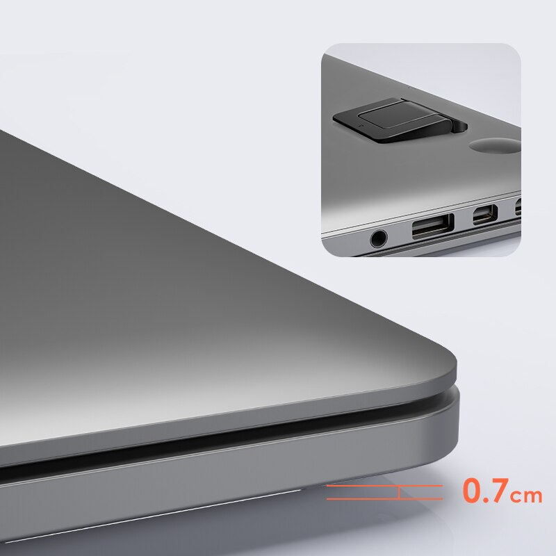 Laptop Stand for MacBook Pro - Universal Desktop Holder - Portable Cooling Pad for Notebook