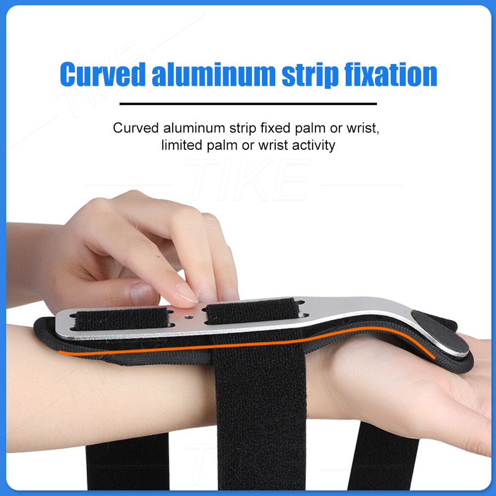 Tike Pols Hand Palm Brace Ondersteuning Met Metalen Spalk Stabilisator Voor Tendinitis Artritis Carpaal Tunnel Syndroom, Verstuikingen Stammen