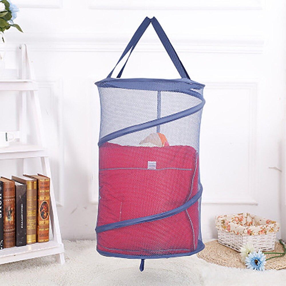 Opvouwbare Mesh Wasmand Top Up Inklapbare Mesh Wasmanden Wasmand Opvouwbare Wasmand Mesk Mand Doek Buggy