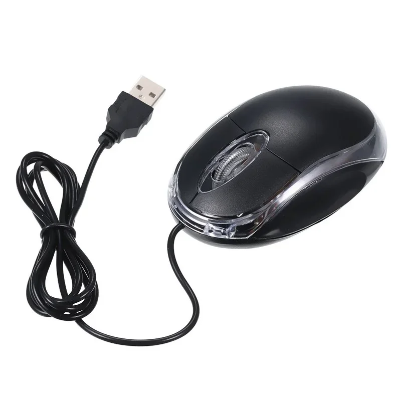 Usb Optische Muis Mini Usb Muis Bedrade 1000 Dpi Optische Led 2 Knoppen Desktop Computer Notebook Universele Muis Kantoor Thuis