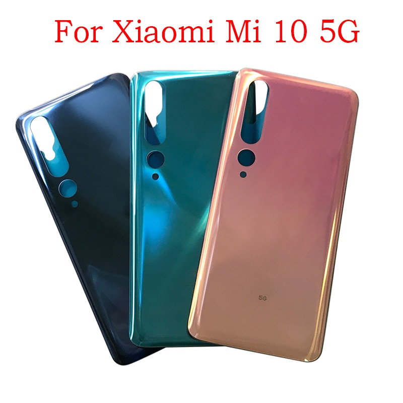 Wymiana szkła bateria tylna pokrywa obudowa tylna szklana obudowa z klejem do Xiaomi Mi8 Mi9 Lite Mi 10 5G / 8Se 8 se 9T