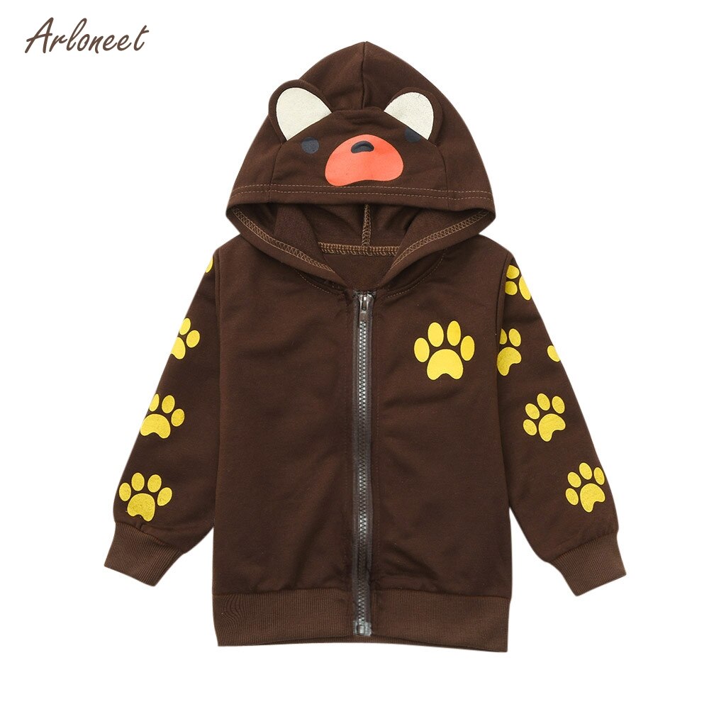 Arloneet Peuter Baby Jongens Jas Cartoon Dragen Lange Mouw Tops Hoodie Zip Warm Sweatshirt Hoodie Vest Jas Kinderen Meisjes Uitloper