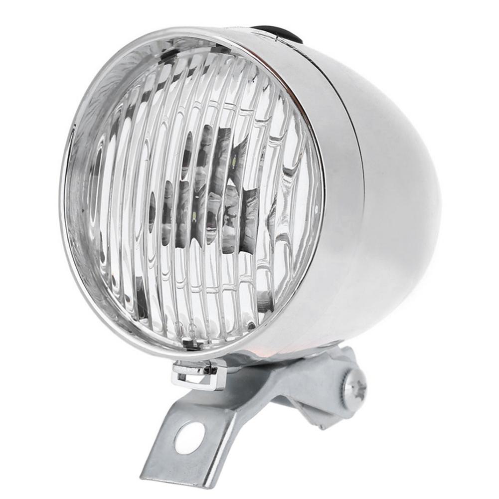Retro cykel forlygter abs 3 led batteridrevne cykellygter natkørsel sikkerhedsadvarselslys rideudstyr