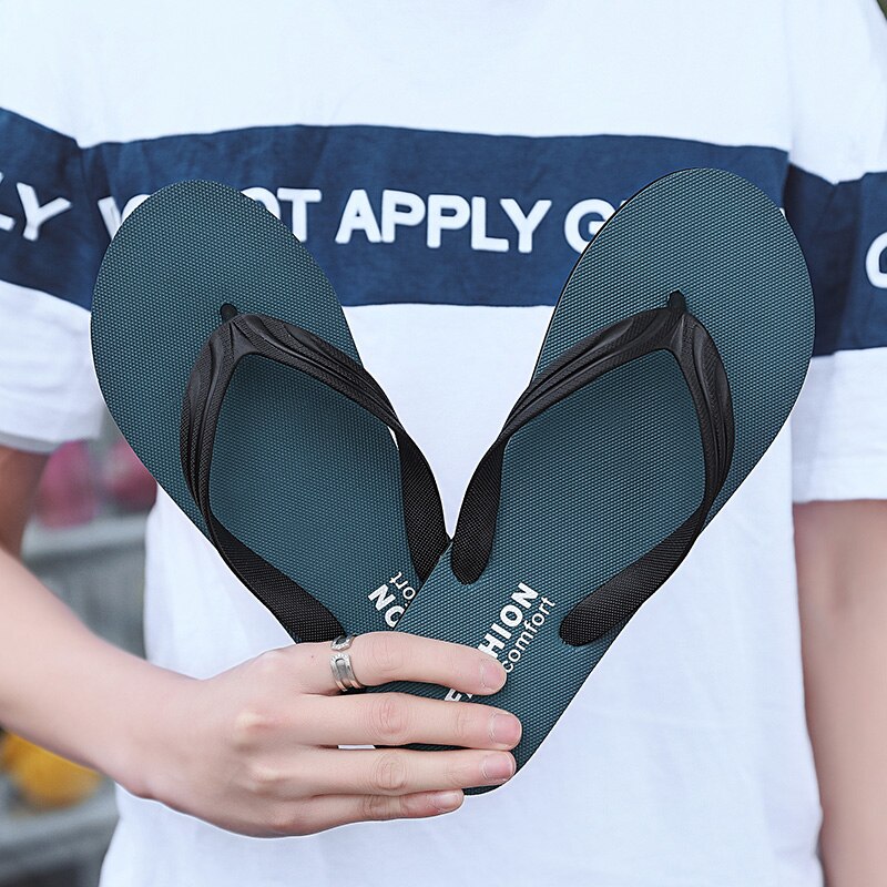 JIEMIAO Summer Sandals Men Slippers Home Shoes Casual Female Slides Flip Flop for Size Flat Outdoor