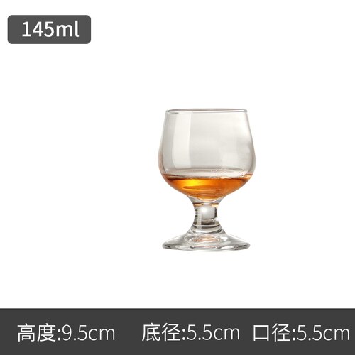 Krystal glas brandy glas vin glas hvidvin glas whisky vin glas dværg vin glas pot mave cognac kop: 145ml