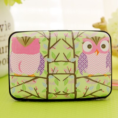 Kawaii hibou boîte plastique à 7 poches, couverture de carte , banque de Bus, support étui pour carte d'identité, papeterie créative zakka et fournitures scolaires de bureau: 6