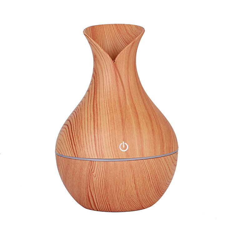 Usb Houtnerf Essentiële Olie Diffuser Ultrasone Luchtbevochtiger Huishouden Aroma Diffuser Aromatherapie Mist Maker Met Licht Nieuw: Light wood grain