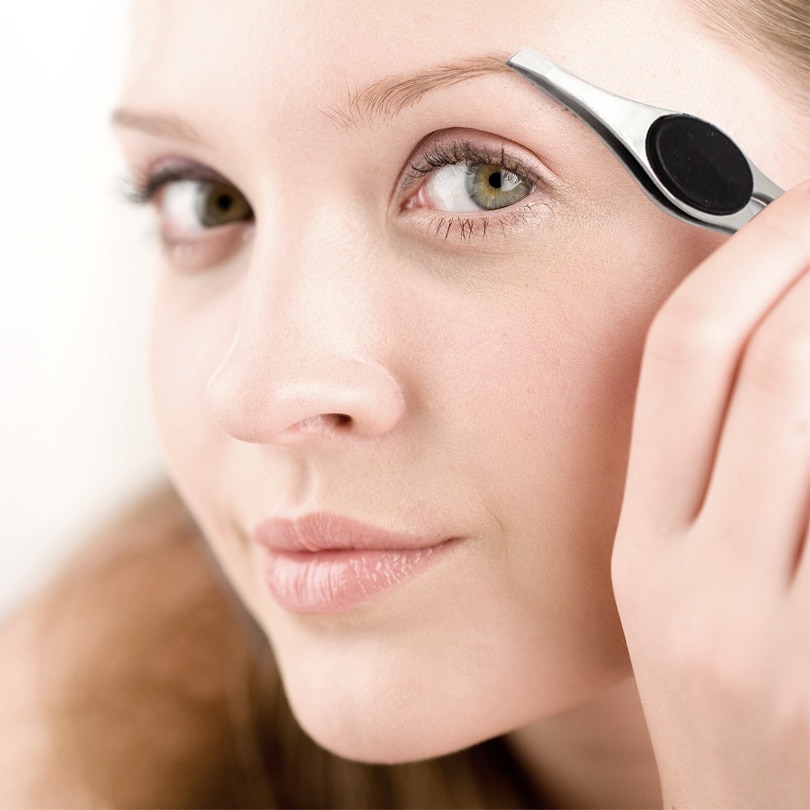 Brainbow-Pinzas de acero inoxidable para extensiones de pestañas, 1 unidad, depilación de ojos, herramientas de maquillaje facial para mujer, belleza esencial