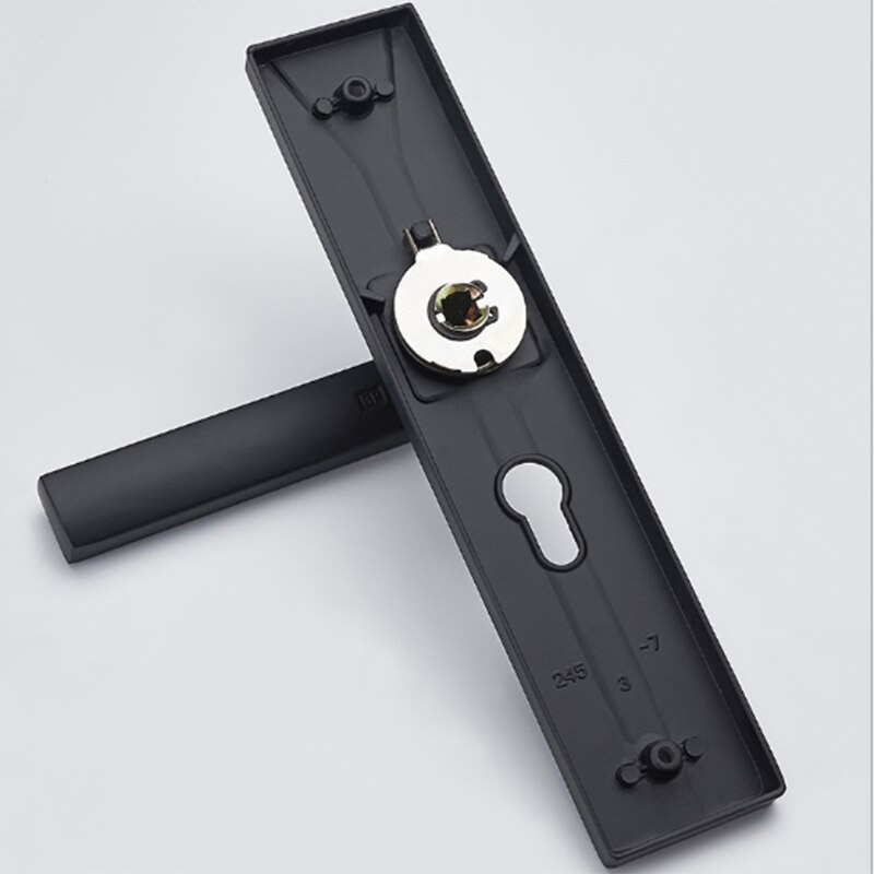 Minimalist Door Lock Continental Bedroom Door Handle Lock Interior Anti-Theft Room Safety Door Lock Aluminum Alloy Mute Gate Loc