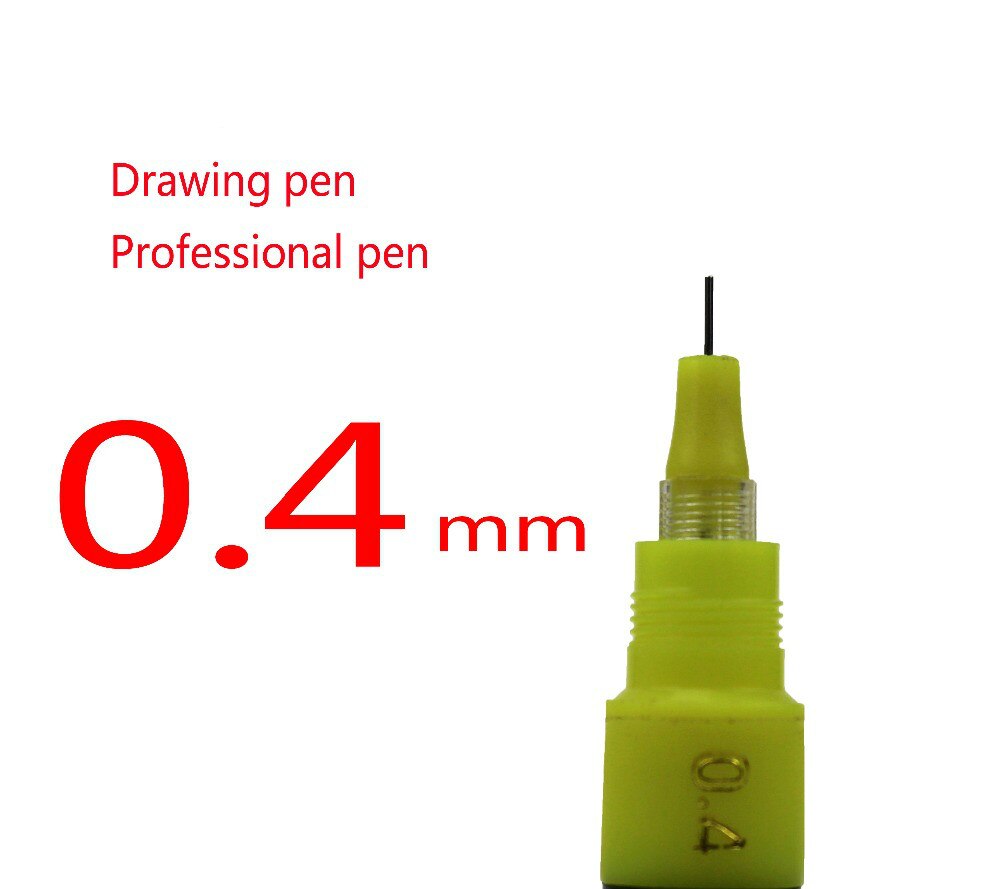 5 PCS 0.4mm Hero Oplaadbare inkt naald pennen tekening pen Technische pen
