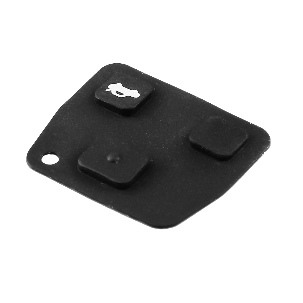 Keyyou Fob 2/3 Knoppen Vervanging Remote Autosleutel Silicon Rubber Button Pad Voor Toyota Avensis Corolla Voor Lexus Rav4: 3 Buttons