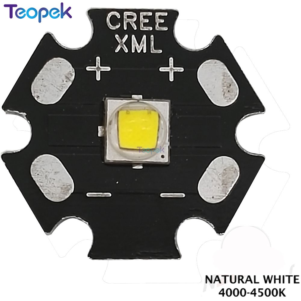 CREE XML2 LED XM-L2 T6 10W WEIß neutral Weiß Warmweiß hoch Energie LED-Emitter mit 16mm 20mm PCB Für Taschenlampe