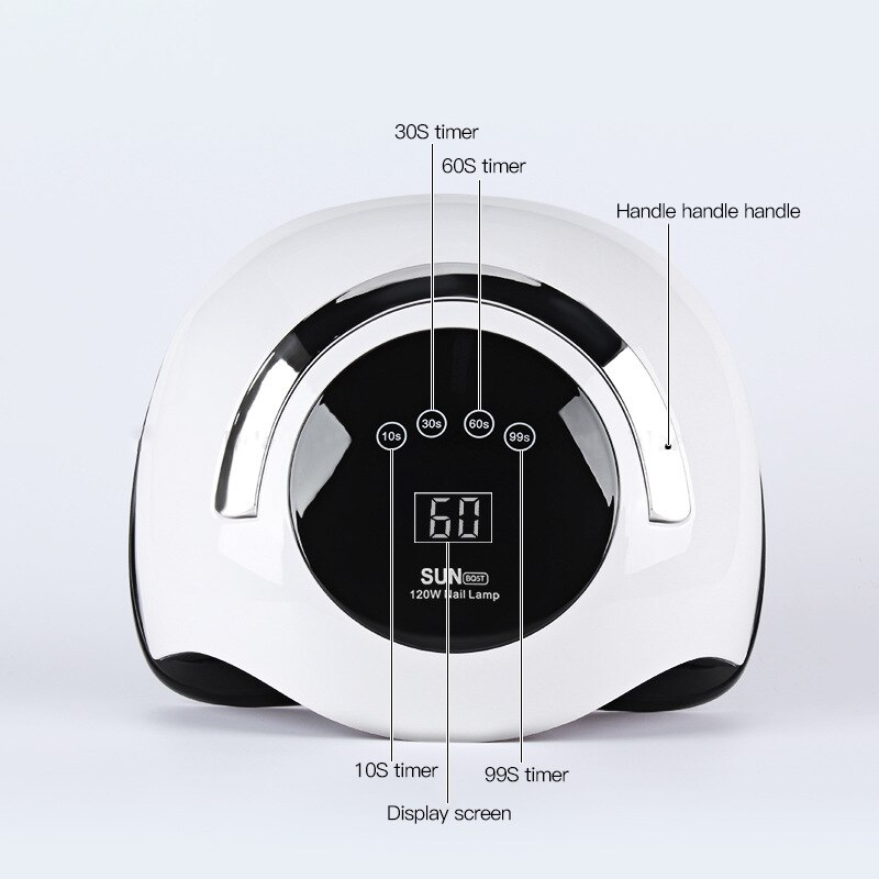 DIOZO 120W High Power Led Uv Nail Lamp With 4 Timer Fast Curing Nail Dryer Auto Sensing Led Uv Lamp Dryer