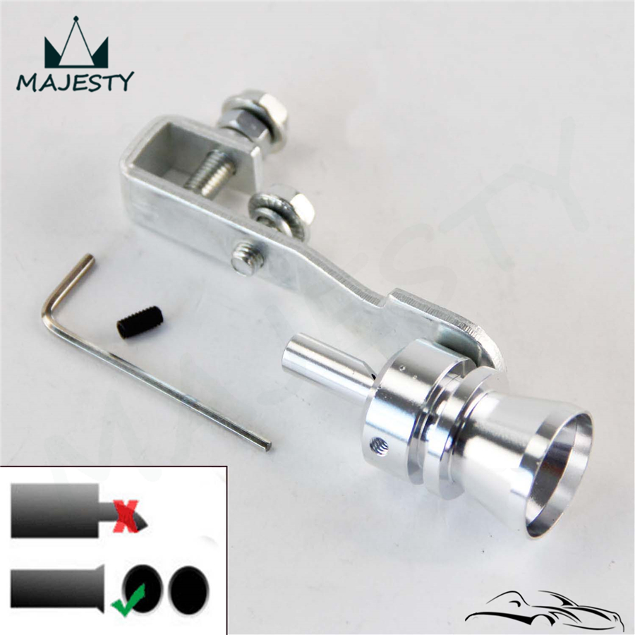 1 x tubo de escape de turbo de simulación silbato simulador tubo silenciador de sonido Válvula de soplado M