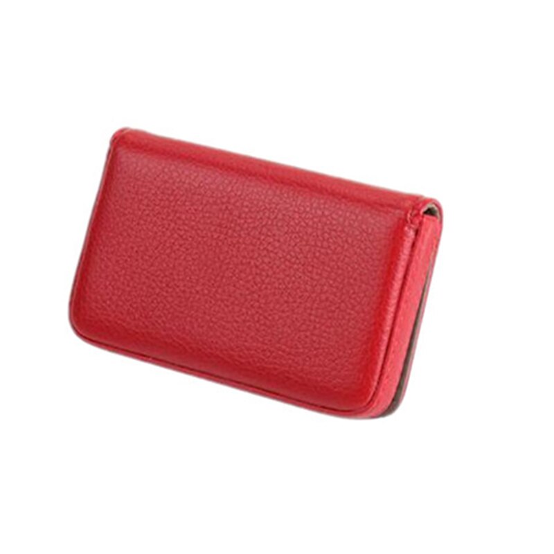 PURDORED-tarjetero de cuero PU sólido para mujer, Mini billetera, tarjetero de viaje, 1 unidad