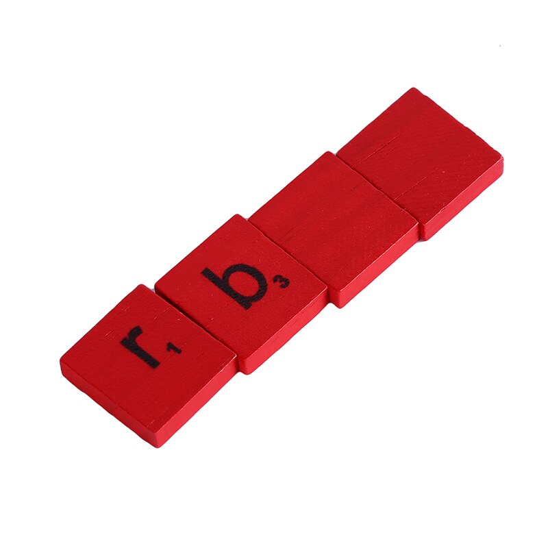 100 st/set inlärningsleksak spacer träpärlor kub alfabetet bokstavsarmband smycken gör diy-set
