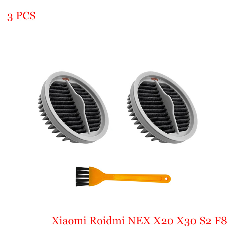 Filtro HEPA lavable para Xiaomi Roidmi NEX X20 X30 S2 F8 Storm Pro, aspiradora inalámbrica de mano inteligente, piezas de filtro eficiente: Verde claro