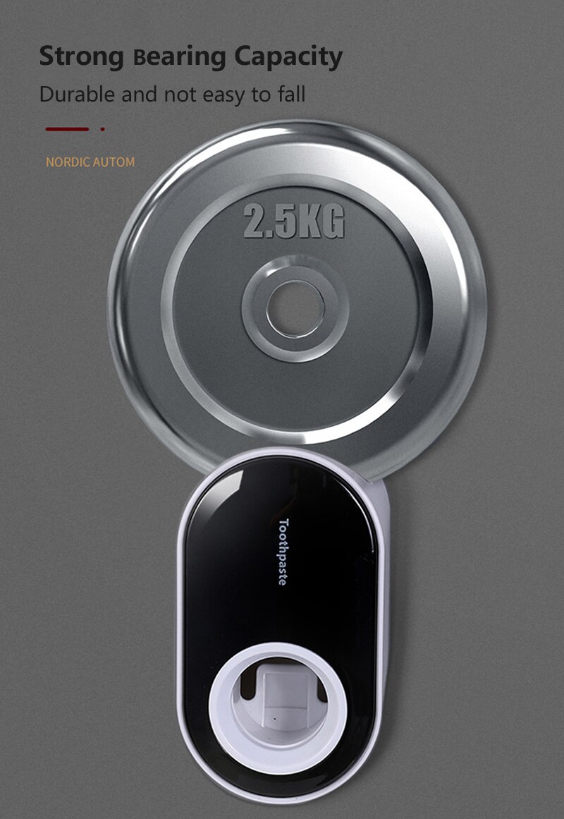 1pcs Automatic Toothpaste Dispenser Wall-mounted Dispenser For Paste Home Bath Toothpaste Holder Bathroom Accessories Set