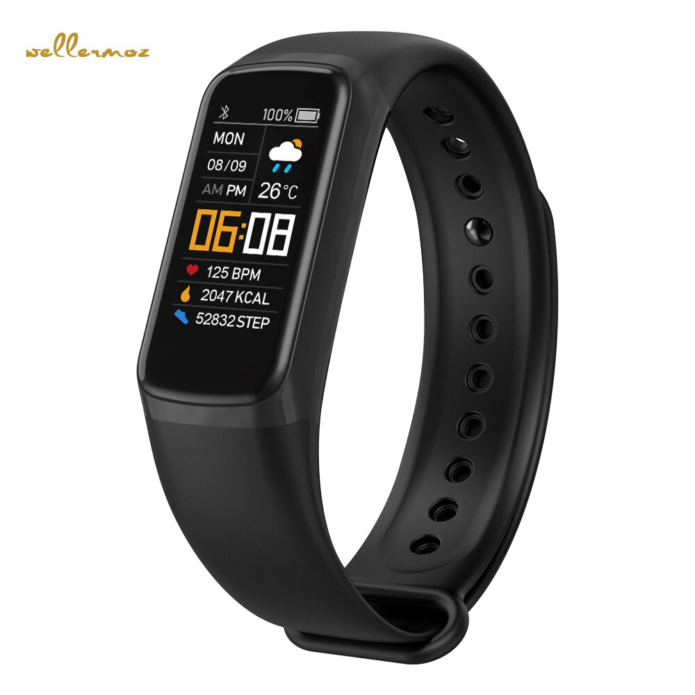 Mannen Vrouwen IP67 Waterdichte Smartband Bloeddruk Fitness Armband Hartslagmeter Fitness Tracker C7 Smart Armband Horloge