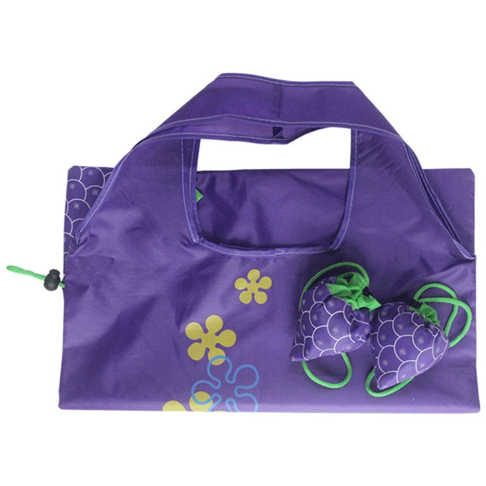 Nylon Foldable Reusable Shopping Bags Fruits Tote Eco Storage Large-capacity Handbag Waterproof Women No Zipper