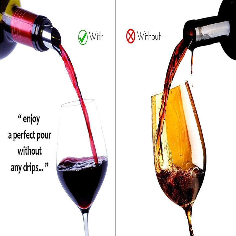 6 /10/20 Stks/set Zilver Aluminiumfolie Wijn Schenker Disc Opvouwbare Flexibele Herbruikbare Mini Drip Stop Giet Tuiten schijf