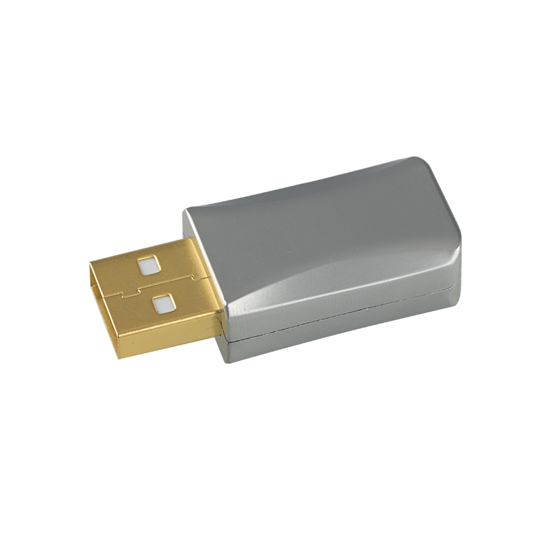 HiFi Audio USB Data Cable DIY Type A Type B USB A USB B USB 2.0 Connector Jack Tail Sockect Connector Port Sockect Metal Casing: green