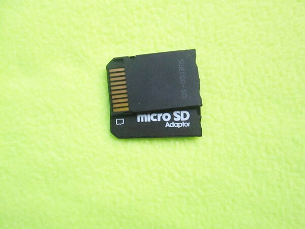 1 x SD TF To Memory Stick MS Pro Duo For PSP 1000 2000 3000 Card Single Dual Slot Adapter Converter For PSP2000 PSP3000: black single slot