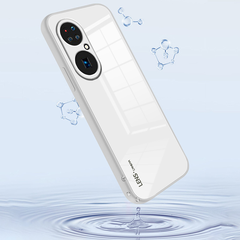 Originale schutzhülle aus gehärtetem glas für huawei  p50 Profi, weiche silikonkanten, robuste rückseite, schutzhülle für das  p 50 p50 Profi 360
