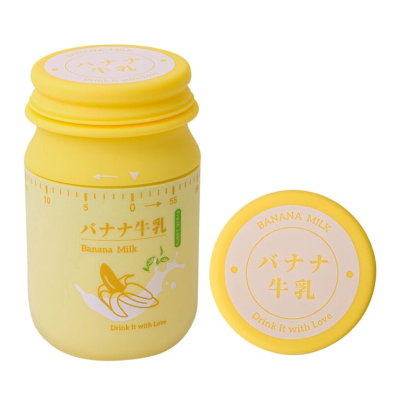 Japanese Milk Bottle Shaped Kitchen Timer 60 Minutes Mechanical Wind-Up Time Manager Studying Countdown Reminder Bell