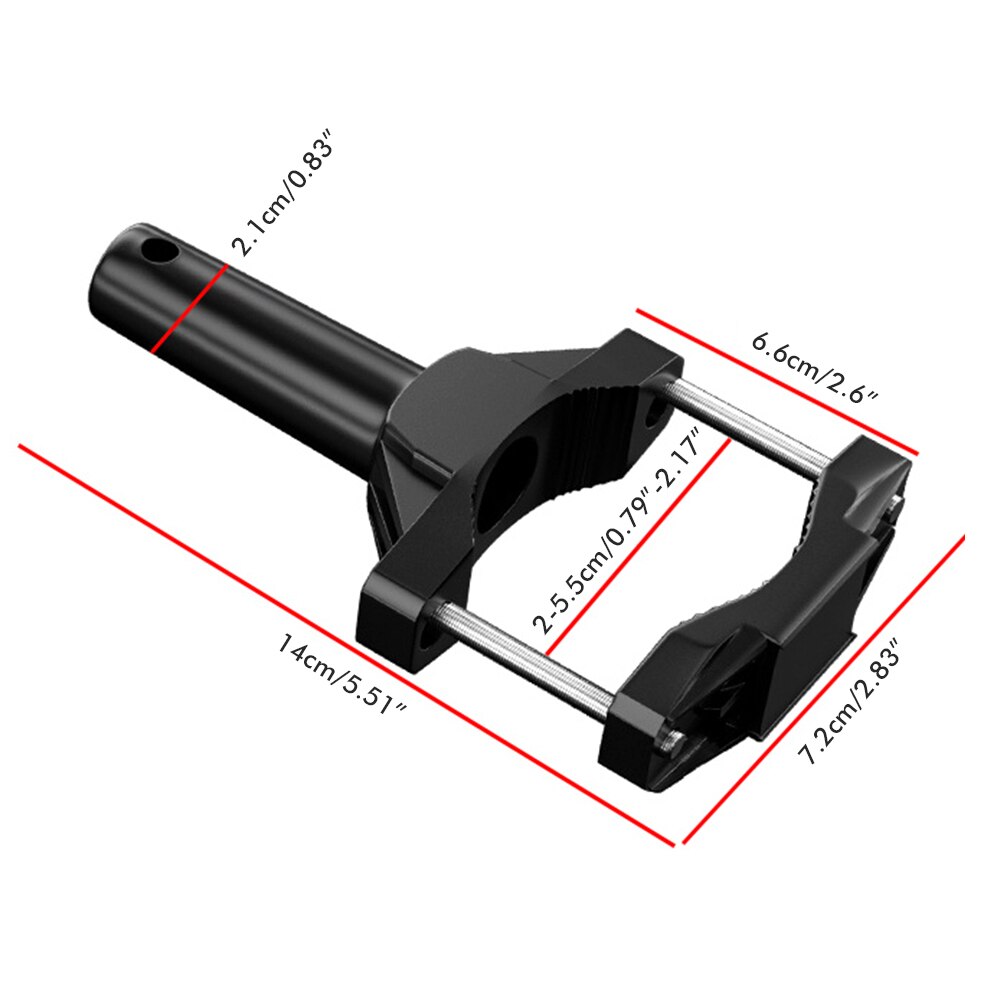 1PCS Universal Motorcycle Bumper Mount Bracket Motorcycle Headlight Mount Brackets Wearable Fixed Bracket Extension Bracket