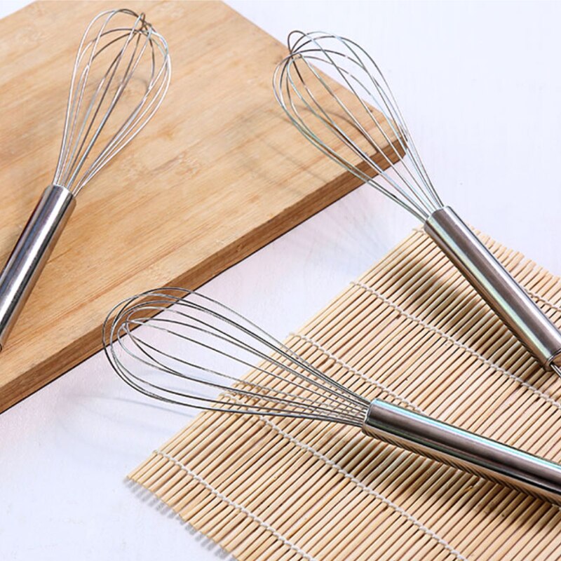 Batidor manual de acero inoxidable 1 uds, Batidor de huevos, Batidor manual, utensilios de cocina, mezclador de mantequilla, Batidor de huevos