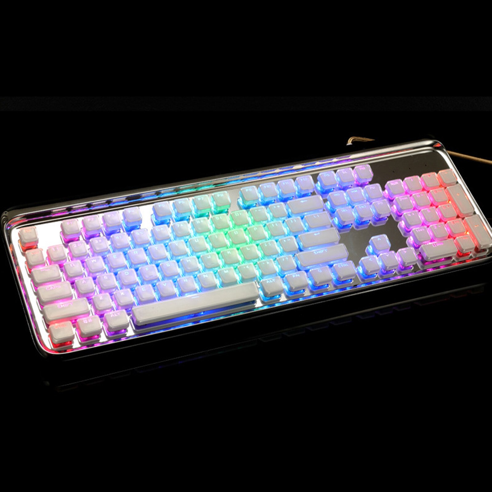 Crystal Pudding Keycaps Keycap Set with Translucent Layer Full 108 Key Set