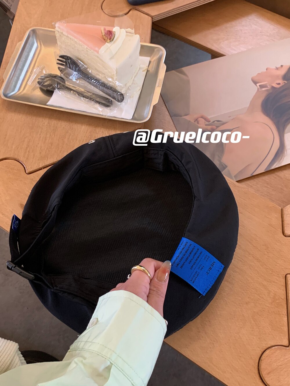 Berretto da donna berretto da artista francese cappello a cuffia primavera elegante cappello da pittore cappelli da berretto Vintage ▾ cappelli da donna ottagonali con cappuccio da donna estivo: nero