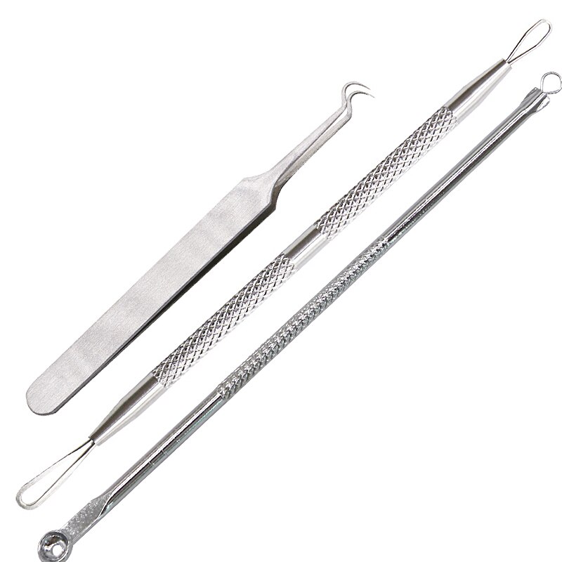 Roestvrij staal acne neus mee-eter verwijderaar witte kop zwarte kop gereedschap puistjes comedonen verwijderaar huidverzorging acne verwijdering naald: B