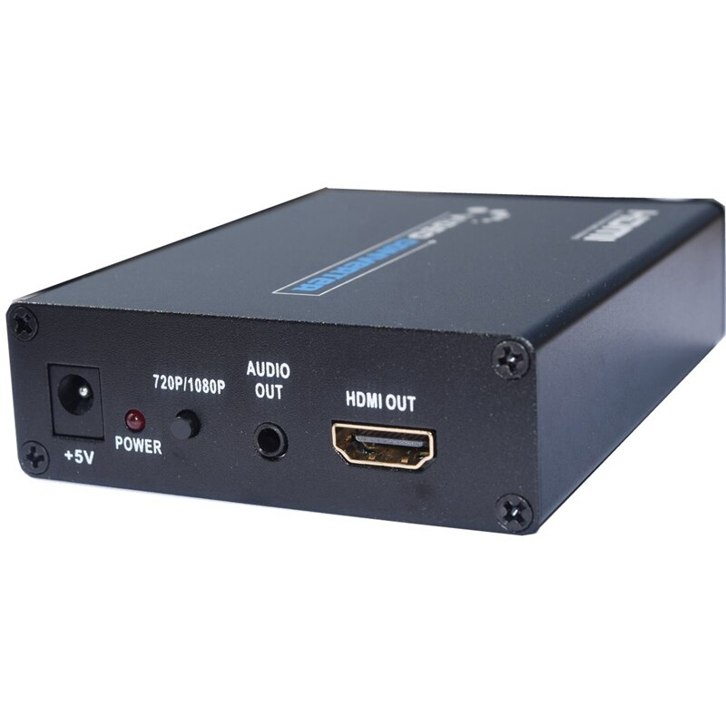 SCART zu HDMI Scaler Kasten o Video Konverter 720P/1080P Schwarz(EU Stecker)
