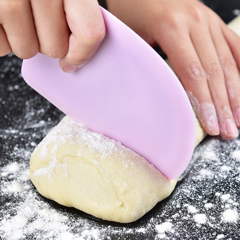 Nicht-Stock multi-funktionale silikon schaber kuchen teig kuchen schaber platte Creme backen werkzeug