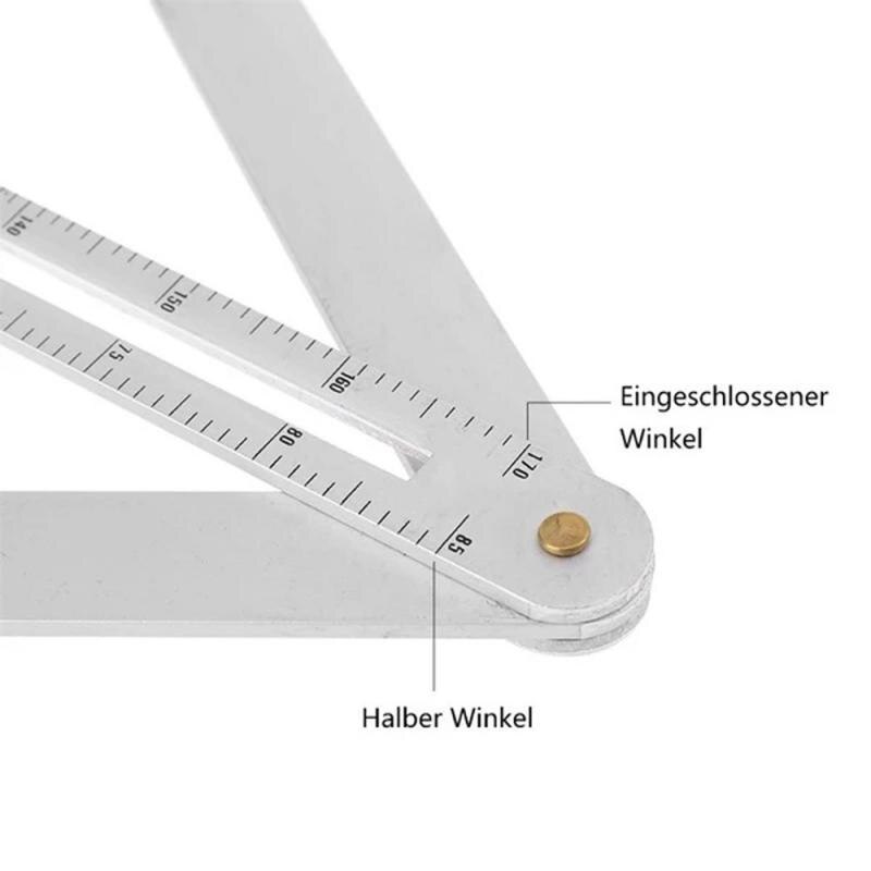 Multi-angle Corner Angle Finder Stainless Steel Protractor Ruler Woodworking Model Craft Angle Square Corner