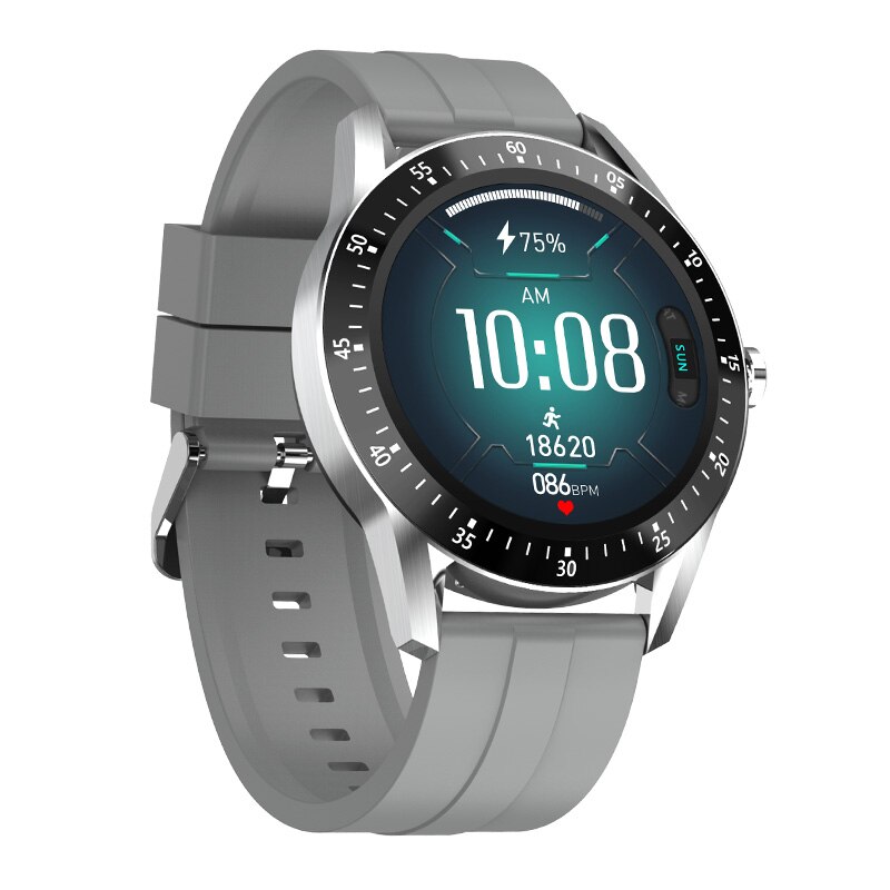 Neue Clever Elektronische herren uhr frauen uhren frauen armbanduhr Uhr Fitness Tracker Silikon Band Clever-uhr stunden: S11 Silber-