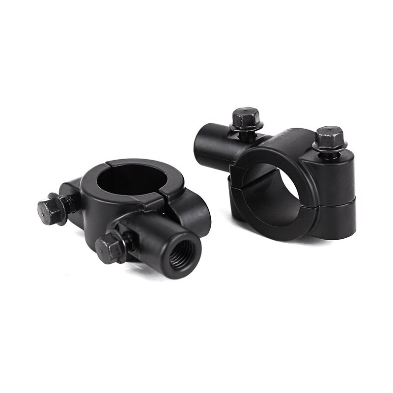 Paar Adapter Beugel Set Achteruitkijkspiegels 10Mm Schroeven Op Stuur Motorfietsen En Scooters