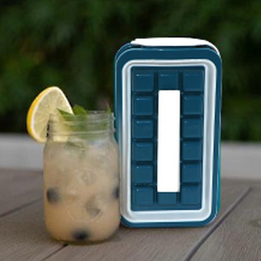 Outdoor Portable Picnic Camping Ice Cubes Leakproof Icecube Easy Cleaning Spacesaving Ice Box Pocket, Multi Tools