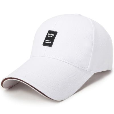 Marca Chapéus de Basebol do Algodão Lazer Primavera Verão Outono Inverno Carta Das Mulheres Dos Homens Tampão Do Esporte Ao Ar Livre Snapback Tampões Do Camionista: White