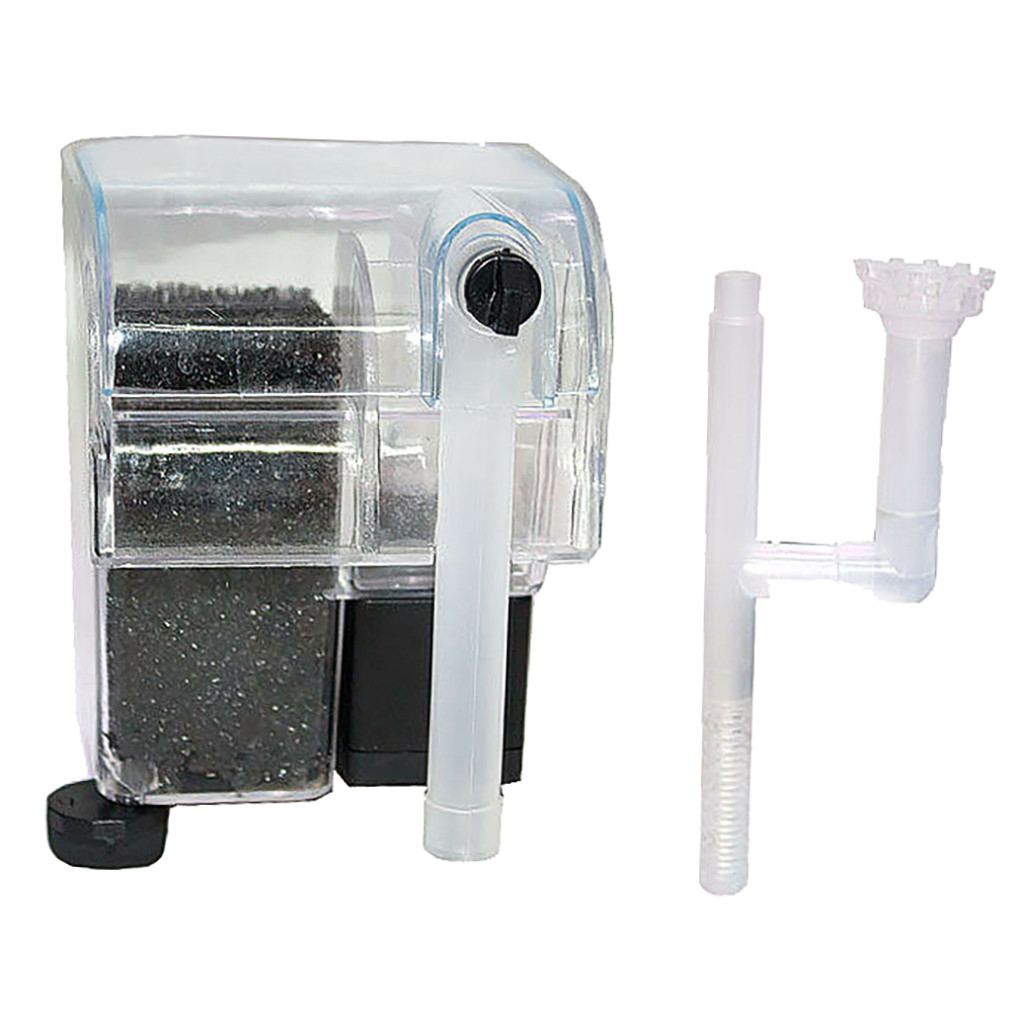 Mini Aquarium Filter Externe Hang up Aquarium Filter Water Pompen Waterval Maker Zuurstof Setup machine voor Aquarium Accessoires