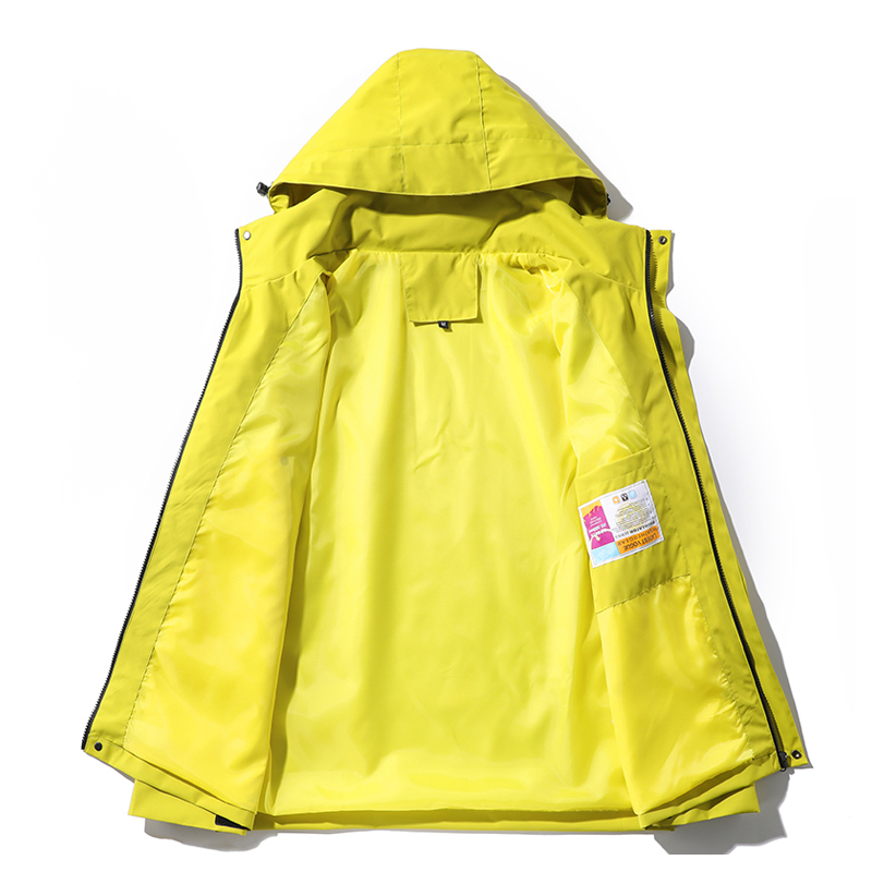 LNGXO Women Men Waterproof Jacket Climbing Hiking Camping Trekking Windbreaker Unisex Outdoor Windproof Rain Coat Antifouling
