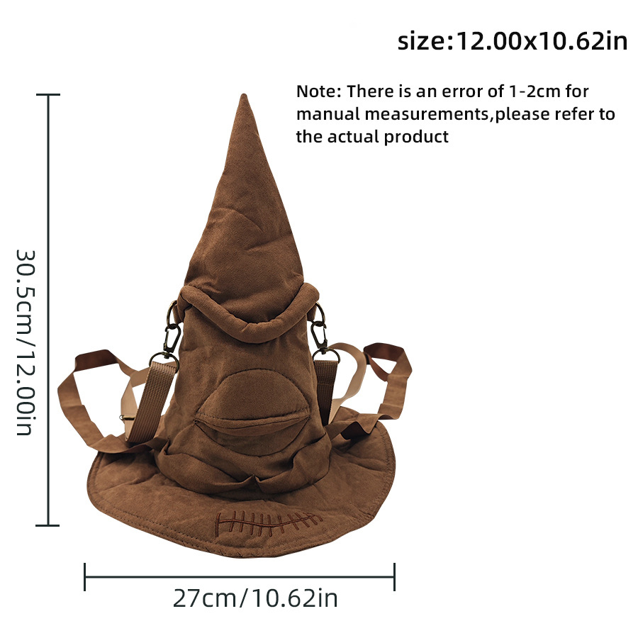 Single Shoulder Portable Bag, Movie Accessories, Magic Hat, Crossbody Bag, Birthday , Decorative Bag,