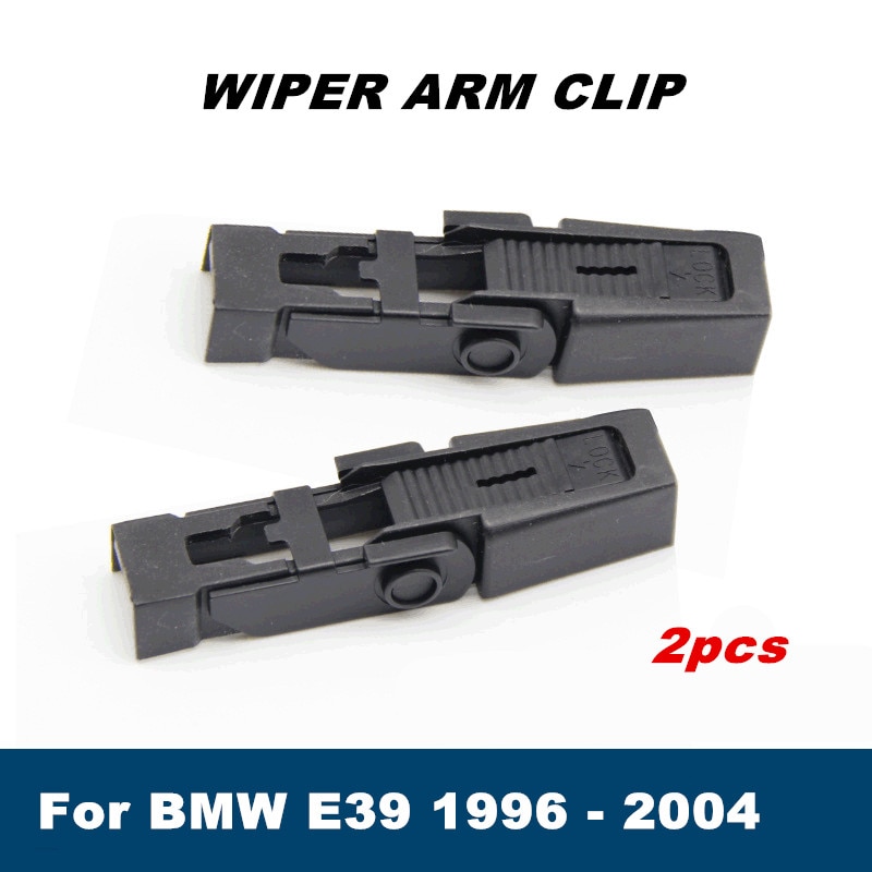 2 Pcs Voorruit Ruitenwisser Arm Lock Clip Bevestiging Klemmetjes Voor Bmw 5 Serie E39 520i 523i 525i 1996 - 2004 Auto-onderdelen
