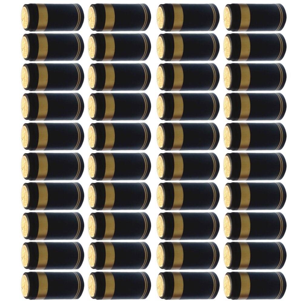 100 stuks krimpfolie capsules wijnfles capsules wijn krimpfolie wijn krimpfolie wikkel voor rechte mond fles (rood,