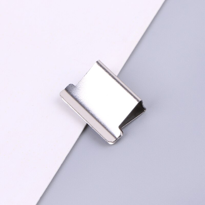 50pcs Metal Paper Clipper Refill Document Clip Photo Tickets Notes Letter Folder 1XCE